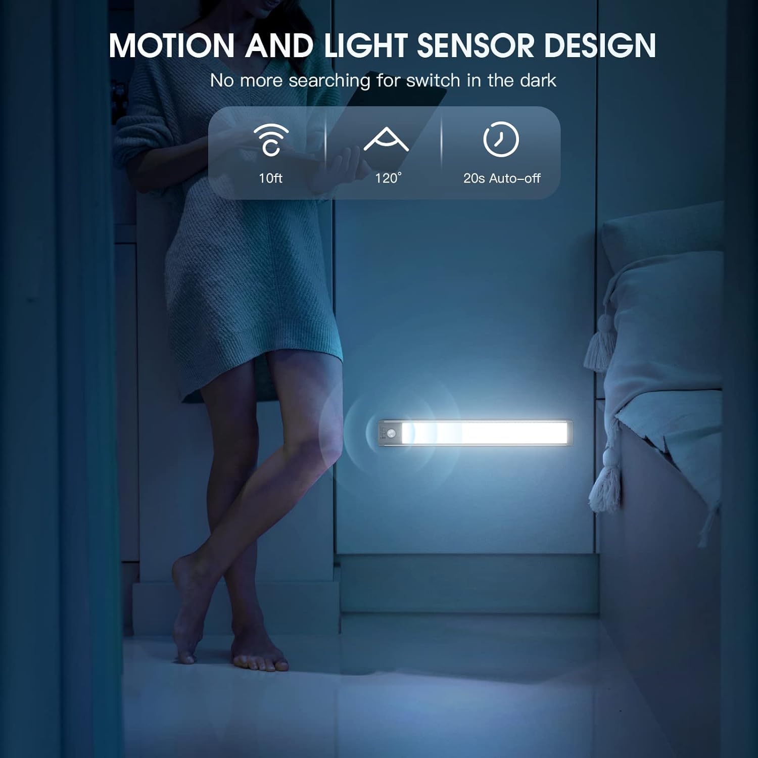 Motion-Sensor Under Cabinet Lights™
