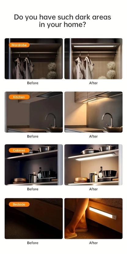 Smart Motion-Sensor Under Cabinet Lights™ - Wireless & Rechargeable